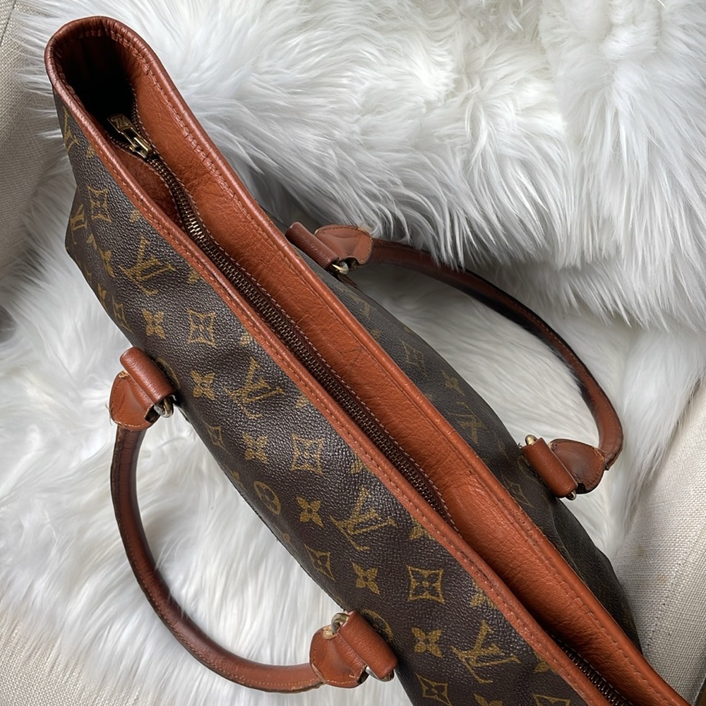 Vintage Louis Vuitton Weekender PM tote logo leather trim GUC - Picture 16 of 17